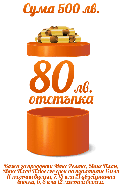 отстъпка 80 лева