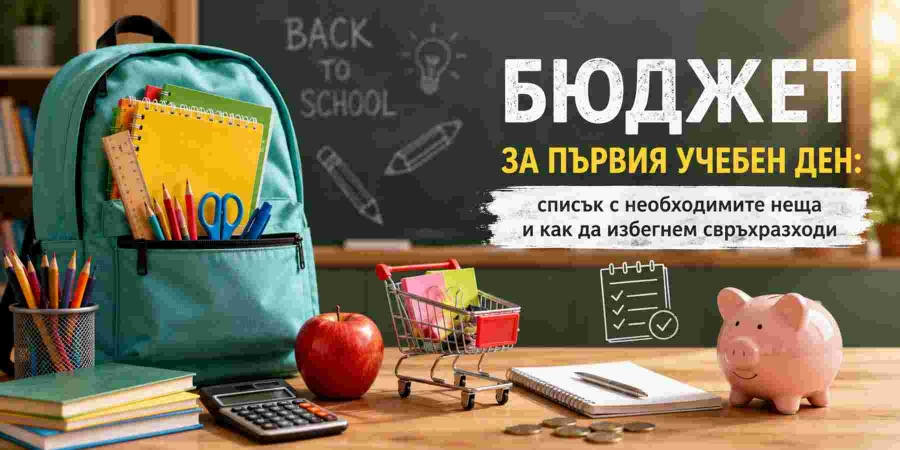 Бюджет за първия учебен ден: Списък с необходимите неща и как да избегнем свръхразходи